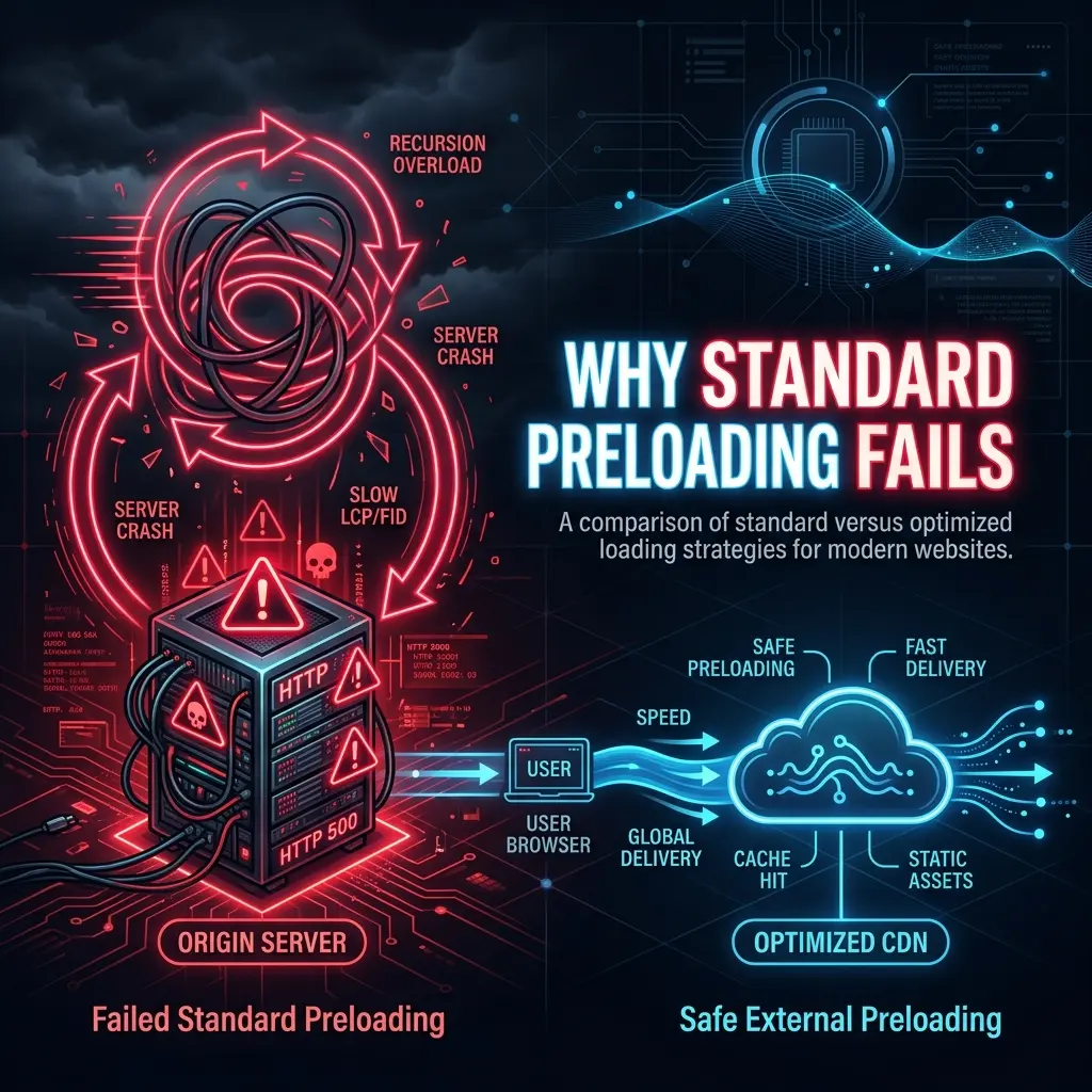Why Standard Preloading Fails: Remote Preloading vs. Local Loopbacks